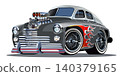 Cartoon retro hot rod 140379165
