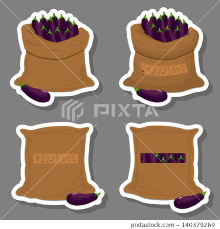 Sacks with natural food Sacks with natural food 140379269