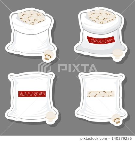 Sacks with natural food Sacks with natural food 140379286