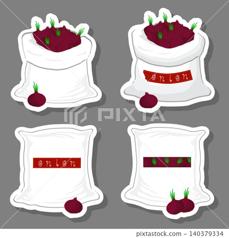 Sacks with natural food Sacks with natural food 140379334