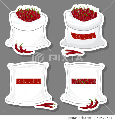 Sacks with natural food Sacks with natural food 140379375