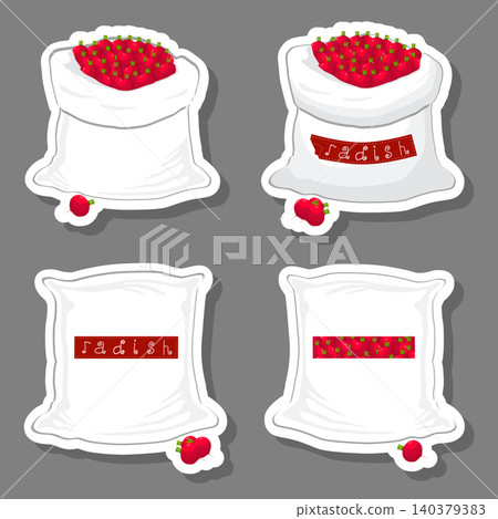 Sacks with natural food Sacks with natural food 140379383