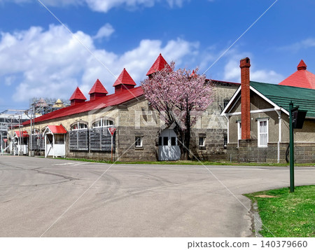 北海道餘市郡餘市町日華威士忌餘市蒸餾所發酵大樓, 櫻花 北海道餘市郡餘市町日華威士忌餘市蒸餾所發酵大樓, 櫻花 140379660