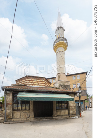Romos Mosque in Skopje, North Macedonia 140379755