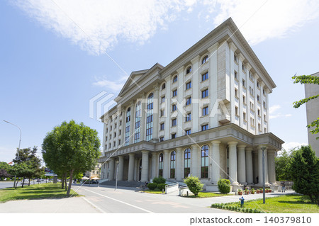 The Basic Criminal Court building in Skopje, North Macedonia 140379810