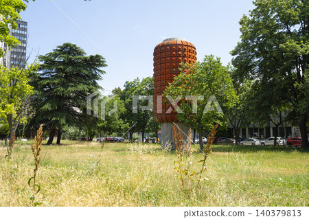 Bomb Monument 1941-44 in Skopje, North Macedonia Bomb Monument 1941-44 in Skopje, North Macedonia 140379813