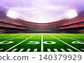 American football stadium 140379929