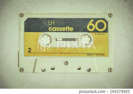 Vintage cassette audio tape 80s Vintage cassette audio tape 80s 140379985