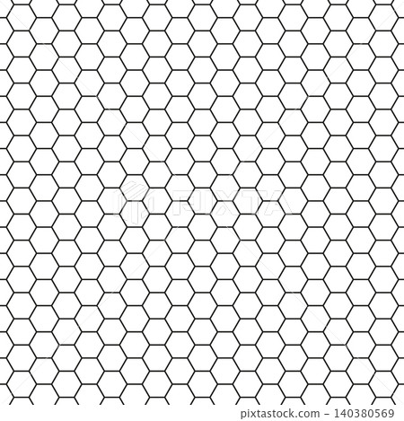 Hexagonal black cell grid pattern, backdrop. Fish net background, wallpaper, apparel. Honeycomb mesh. Mosquito lace. Speaker grille seamless pattern. Bee comb, mosquito net grid endless texture. Hexagonal black cell grid pattern, backdrop. Fish net background, wallpaper, apparel. Honeycomb mesh. Mosquito lace. Speaker grille seamless pattern. Bee comb, mosquito net grid endless texture. 140380569
