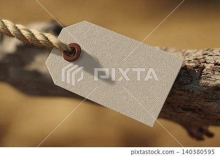 Hang Tag, Clothing Garment Textile Label Design Mock up Hang Tag, Clothing Garment Textile Label Design Mock up 140380595