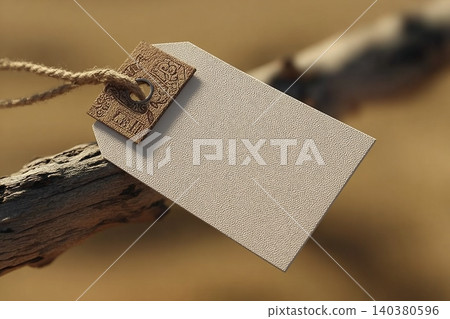 Hang Tag, Clothing Garment Textile Label Design Mock up Hang Tag, Clothing Garment Textile Label Design Mock up 140380596