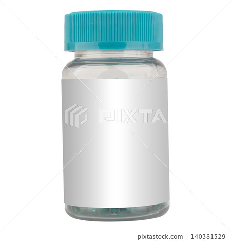 Inhaler bottle isolated on white background Inhaler bottle isolated on white background 140381529