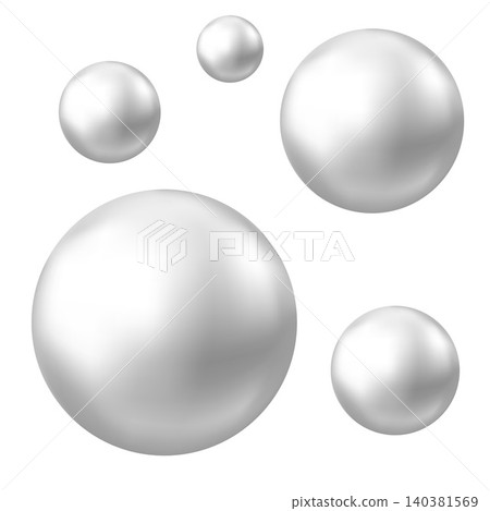 Chrome, silver or aluminum  3d sphere. 140381569