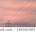 Sunset sky before the typhoon 140382983