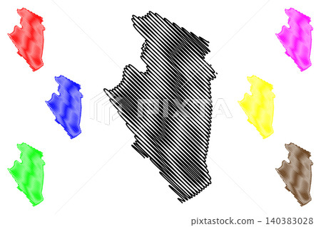 Jackson County, State of West Virginia (U.S. county, United States of America, USA, U.S., US) map vector illustration, scribble sketch Jackson map Jackson County, State of West Virginia (U.S. county, United States of America, USA, U.S., US) map vector illustration, scribble sketch Jackson map 140383028