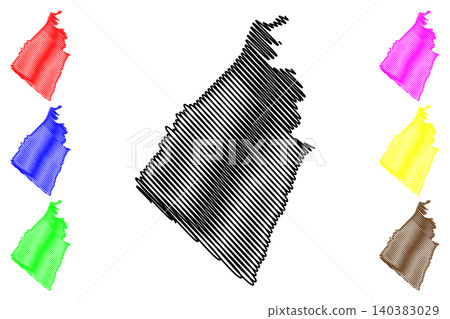 Jefferson County, State of West Virginia (U.S. county, United States of America, USA, U.S., US) map vector illustration, scribble sketch Jefferson map Jefferson County, State of West Virginia (U.S. county, United States of America, USA, U.S., US) map vector illustration, scribble sketch Jefferson map 140383029