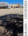 Quiet Village Street in El Rocio Waiting for Pilgrims Arrival Quiet Village Street in El Rocio Waiting for Pilgrims Arrival 140383804