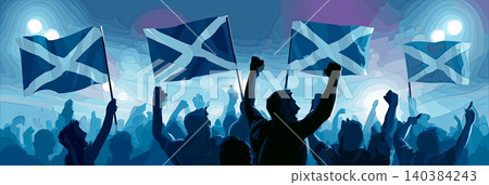 Scotland football banner. Scotland national soccer or football background, wallpaper, background, poster. Fans of the national team. Scotland football banner. Scotland national soccer or football background, wallpaper, background, poster. Fans of the national team. 140384243