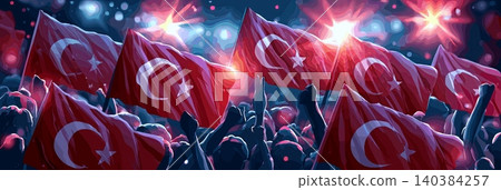 Turkey football banner. Turkey national soccer or football background, wallpaper, background, poster. Fans of the national team. Turkey football banner. Turkey national soccer or football background, wallpaper, background, poster. Fans of the national team. 140384257