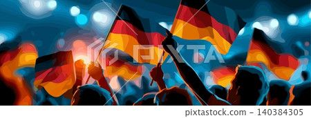 Germany football banner. Germany national soccer or football background, wallpaper, background, poster. Fans of the national team. Germany football banner. Germany national soccer or football background, wallpaper, background, poster. Fans of the national team. 140384305