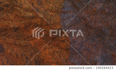 Rusty Volcanic Terrain Texture 3d render. Rusty Volcanic Terrain Texture 3d render. 140384423
