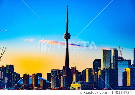 CN Tower at Dawn 140384724