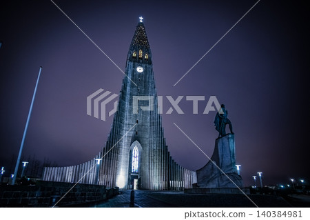 Image of Hallgrimskirkja Church Image of Hallgrimskirkja Church 140384981