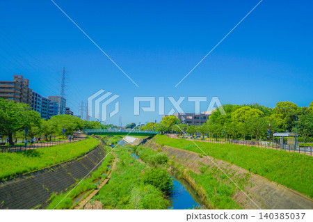 Scenery of Shin-Yokohama (Shin-Yokohama Park) 140385037