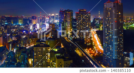 Tokyo night view Tokyo night view 140385110