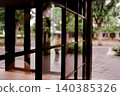Retro window glass Retro window glass 140385326
