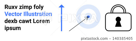Data protection, security, accuracy, navigation, goal setting, safety. A lock icon, arrow pointing to a target and text layout. Data protection and accuracy Data protection, security, accuracy, navigation, goal setting, safety. A lock icon, arrow pointing to a target and text layout. Data protection and accuracy 140385405