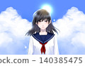 High school girl and the sky 02 140385475