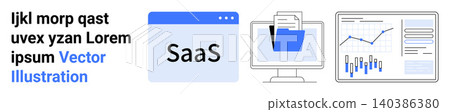 Cloud technology, data visualization, SaaS tools, digital transformation, business analytics, tech solutions. ion of SaaS interface, file storage and analytics graphs. SaaS tools and cloud Cloud technology, data visualization, SaaS tools, digital transformation, business analytics, tech solutions. ion of SaaS interface, file storage and analytics graphs. SaaS tools and cloud 140386380