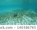 A refreshing photo of a half-submerged object. 140386765