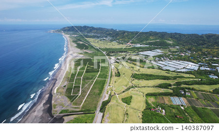 鳥瞰圖:房總花線和高爾夫球場 鳥瞰圖:房總花線和高爾夫球場 140387097