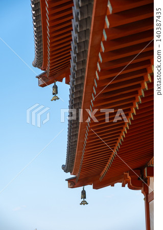 Yakushiji Temple Wind Chimes, Nishinokyo-cho, Nara City, Nara Prefecture 140387435