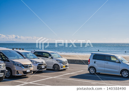 Scenery of Shizunami Beach in Makinohara City (Shizuoka Prefecture) Scenery of Shizunami Beach in Makinohara City (Shizuoka Prefecture) 140388490