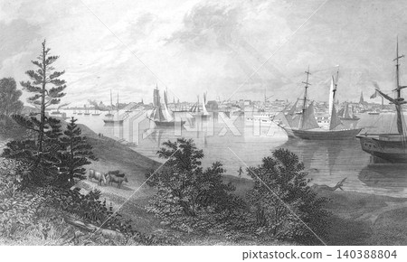 19th-century American landscape: Detroit 19th-century American landscape: Detroit 140388804