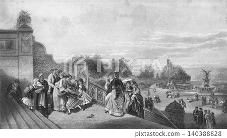 19th-century American landscape: Central Park 19th-century American landscape: Central Park 140388828