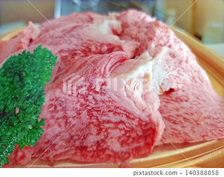 Marbled meat for grilled meat Marbled meat for grilled meat 140388858