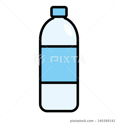 Illustration of a simple plastic bottle 140389142