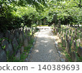 Walk through a tunnel of fresh green leaves in early summer, and embark on a journey through a history of prayer. A sun-dappled path leads to the grounds of the World Heritage site, Gangoji Temple. 140389693