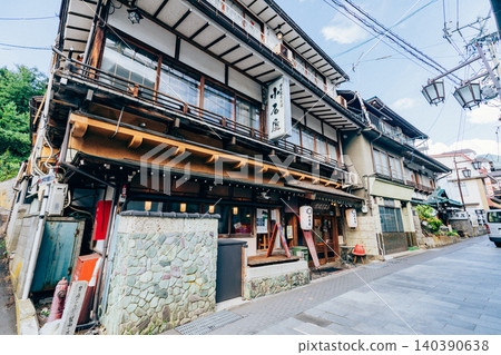 [Shibu Onsen] Scenery of a retro hot spring town 140390638