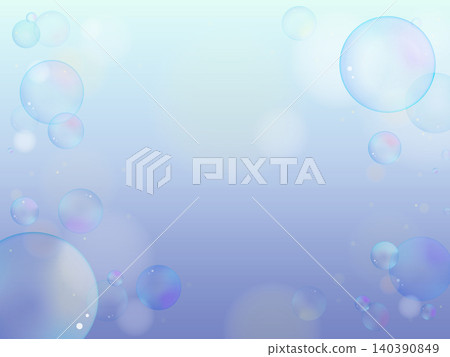 Soap bubbles and a mystical underwater background 2 Soap bubbles and a mystical underwater background 2 140390849
