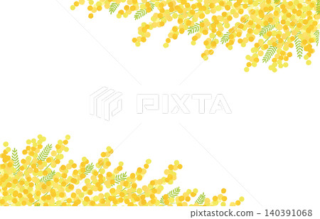 含羞草花框材料 含羞草花框材料 140391068