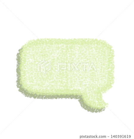 A light green, hand-drawn speech bubble (with a shadow) 140391619