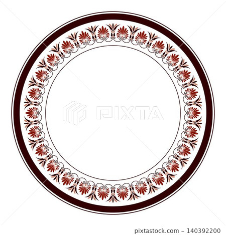 Round frames for design with Greek key, meander. Circle frame. Egyptian, Assyrian, Greek motif circular frame. Template for textiles, round surfaces, engraving, forging, embroidery, plate. EPS Round frames for design with Greek key, meander. Circle frame. Egyptian, Assyrian, Greek motif circular frame. Template for textiles, round surfaces, engraving, forging, embroidery, plate. EPS 140392200