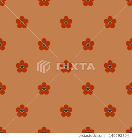 梅花無縫圖案背景素材,日式設計 梅花無縫圖案背景素材,日式設計 140392894