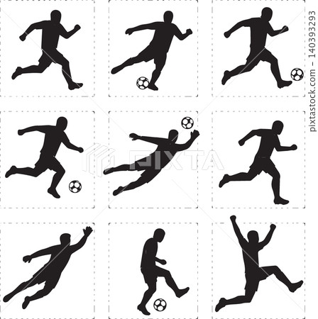 black icon minimalist set 140393293