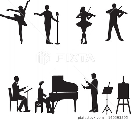 black icon minimalist set black icon minimalist set 140393295